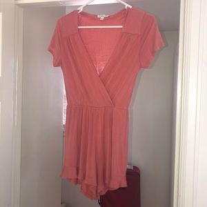 Soft pink romper